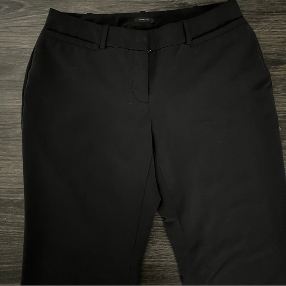 Worthington Black Flare Curvy Fit Pants Workwear 6 Petite - Picture 5 of 7